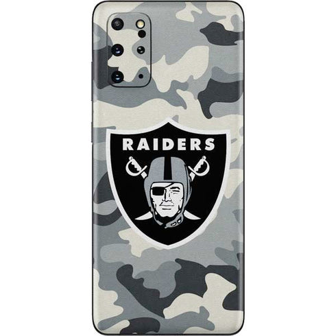 NFL Las Vegas Raiders Camo Galaxy S20 Plus Skin